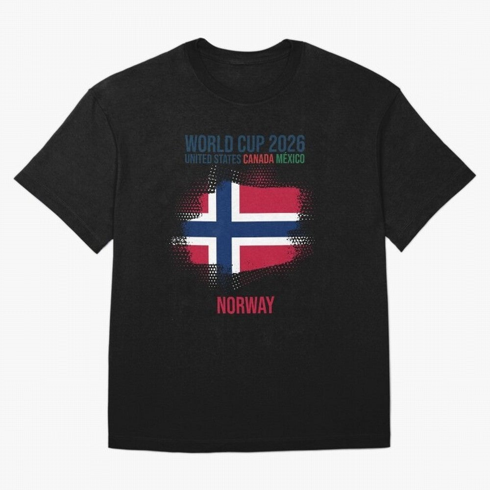 NORWAY WORLD CUP 2026 Oversized T-Shirt Represent the Passion of FIFA World Cup 2026 Inspired by Neymar, Argentina Energy, Game Day Rituals, Football Legends, Country Pride and the Road to the Final; Perfect for Fans, Collectors, Family Gatherings,