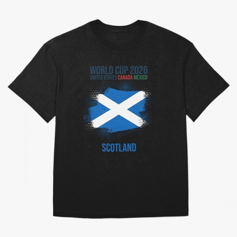 SCOTLAND WORLD CUP 2026 Oversized T-Shirt Celebrate Global Football Passion for FIFA World Cup 2026 Group Stage, Celebrating CR7, Germany, Global Supporter Spirit, Legendary Goals, National Colors and Tournament Celebration; Made for Collectors Who