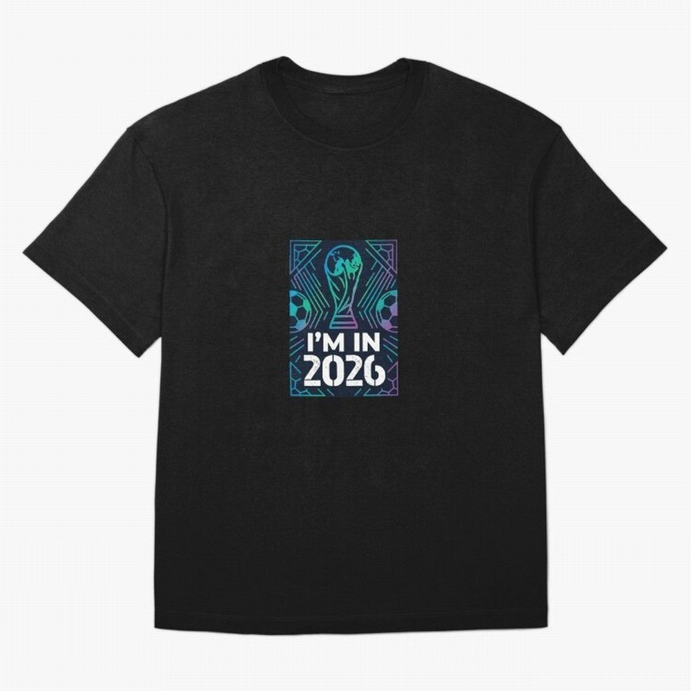 World Cup 2026 Oversized T-Shirt Share Match Day Hype around FIFA World Cup 2026 Group Stage, Messi, CR7 and Mbappe, Brazil, Portugal and Argentina, Champion Mindset, Group Stage Buzz, Knockout Tension and Passionate Fan Culture; Perfect for People