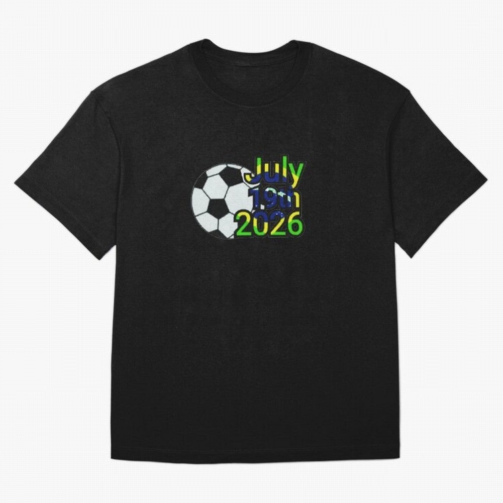 USA 2026- Brazil Oversized T-Shirt Show Your Stadium Side during Global Football Passion for FIFA World Cup 2026 Group Stage, with CR7, France, Fan Favorite Moments, National Team Passion, Big Match Drama and Soccer History; Perfect for Fans,