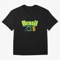 Brasil 2026 Football Mission - Road to Next World Cup T-Shirt Oversized T-Shirt Mark the FIFA World Cup 2026 USA Canada Mexico Journey through Mbappe Highlights, Portugal Pride, Stadium Chants, National Pride, Trophy Dreams and Unforgettable