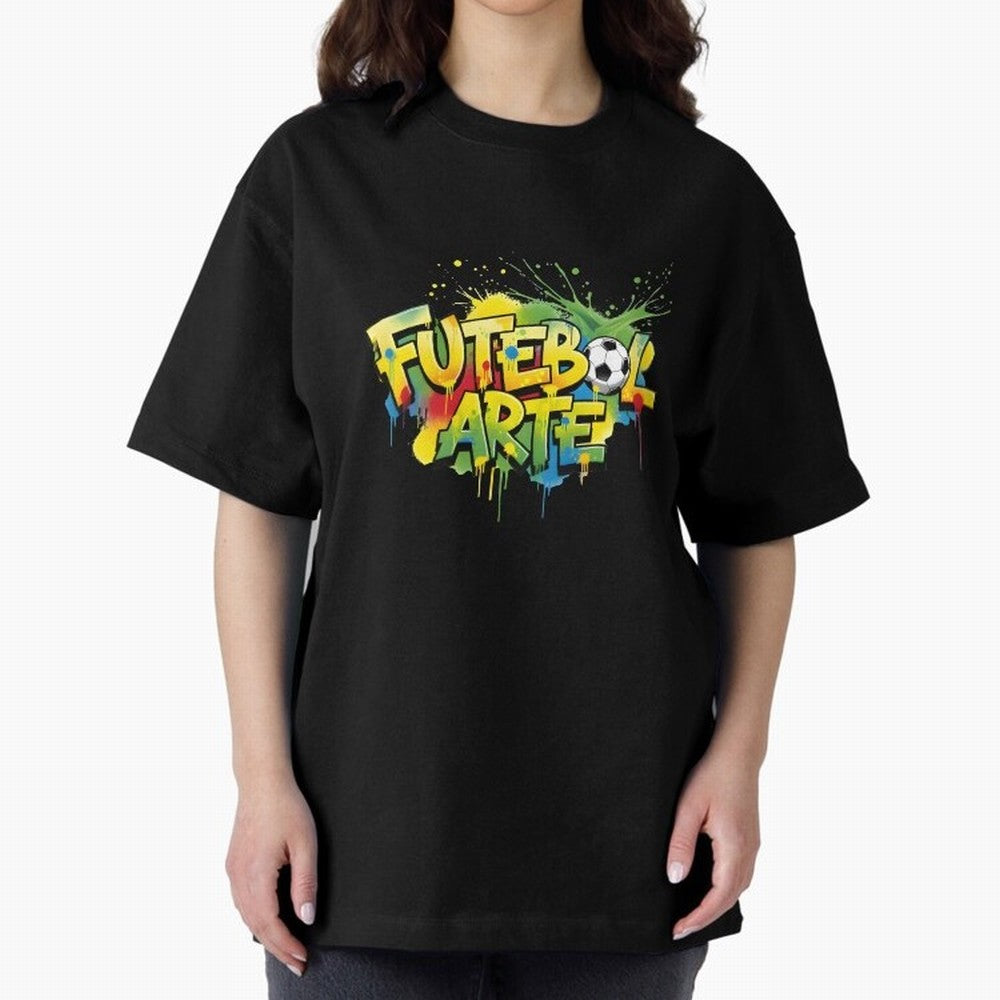 Brazil - World Cup 2026 Oversized T-Shirt Feel the Trophy Chase of FIFA World Cup 2026 USA Canada Mexico for Fans of Messi and Brazil, Portugal and Argentina, Bringing Vintage Soccer Flavor, Modern Football Stars, National Flags and Final Night