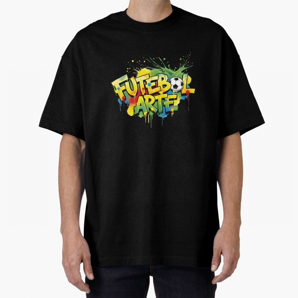Brazil - World Cup 2026 Oversized T-Shirt Feel the Trophy Chase of FIFA World Cup 2026 USA Canada Mexico for Fans of Messi and Brazil, Portugal and Argentina, Bringing Vintage Soccer Flavor, Modern Football Stars, National Flags and Final Night