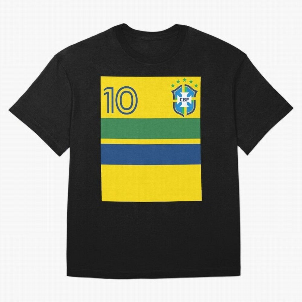 Brazil | 2026 World Cup Fan Apparel Oversized T-Shirt Bring Supporter Culture to Global Football Passion for FIFA World Cup 2026 Group Stage, Featuring Messi and Cristiano Ronaldo, Brazil, Portugal and Argentina, Supporter Pride, Iconic