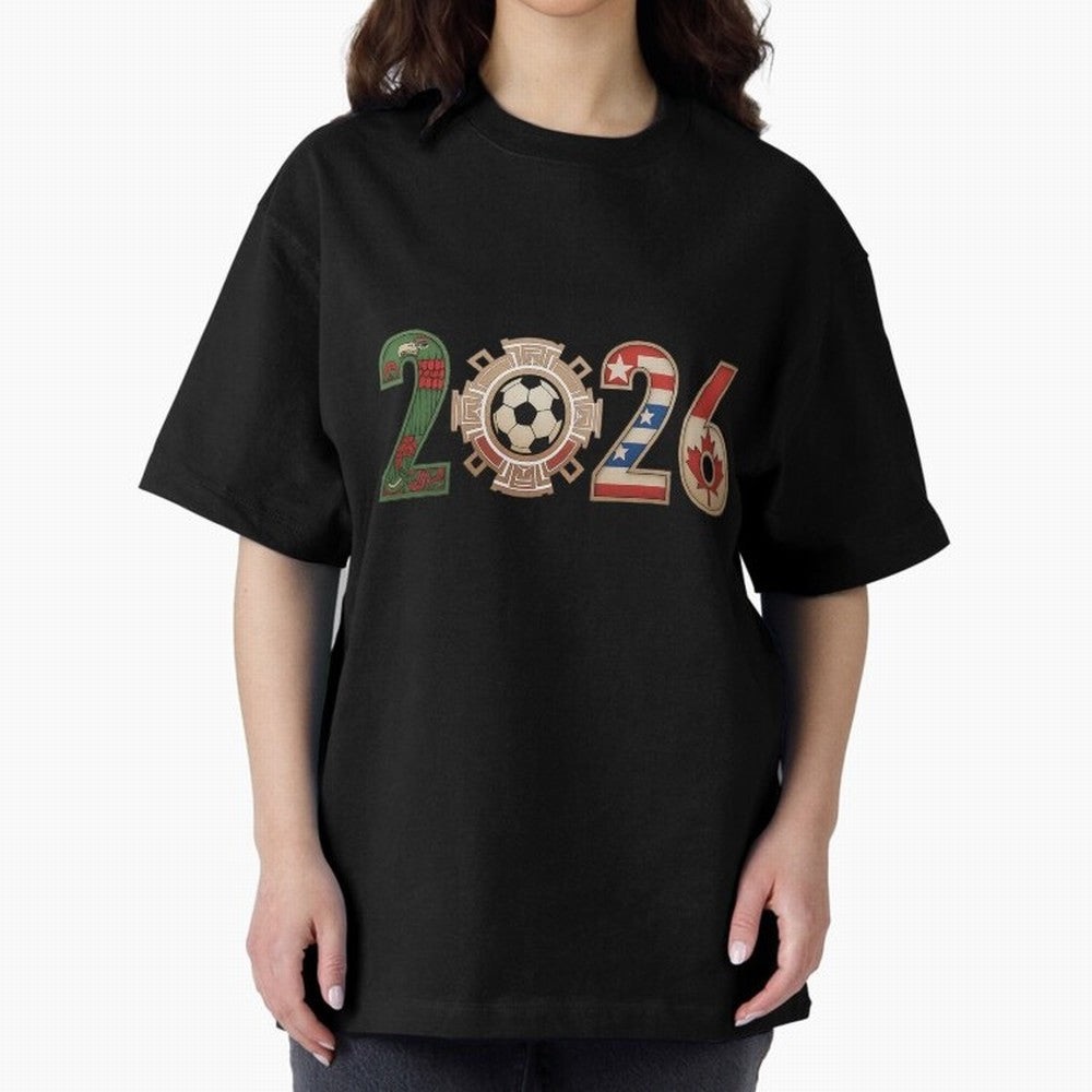 2026 Oversized T-Shirt Honor Champions and Dreams in Match Day Hype around FIFA World Cup 2026 Group Stage, Mbappe, Argentina, France and Brazil, Champion Mindset, Group Stage Buzz, Knockout Tension and Passionate Fan Culture; Created for Match Day