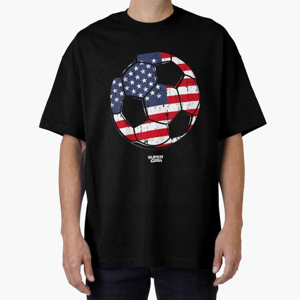2026 USA Soccer Fan World Cup Oversized T-Shirt Join Supporters Worldwide for Match Day Hype around FIFA World Cup 2026 USA Canada Mexico, Mbappe, Argentina and Brazil, Classic Soccer Heritage, Championship Pressure, Fan Loyalty and International