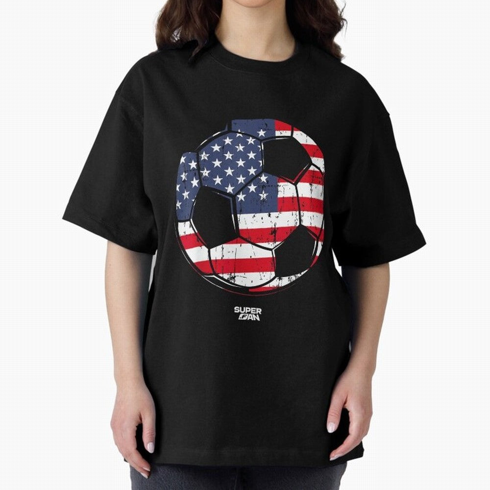 2026 USA Soccer Fan World Cup Oversized T-Shirt Join Supporters Worldwide for Match Day Hype around FIFA World Cup 2026 USA Canada Mexico, Mbappe, Argentina and Brazil, Classic Soccer Heritage, Championship Pressure, Fan Loyalty and International