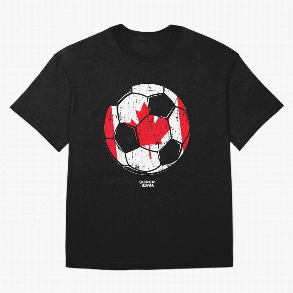 2026 Canada Soccer Fan World Cup Oversized T-Shirt Unlock the FIFA World Cup 2026 Group Stage Journey through Haaland and Mbappe Highlights, England Pride, Football Passion, Legendary Performances, Festival Vibes and Supporter Community; Great for