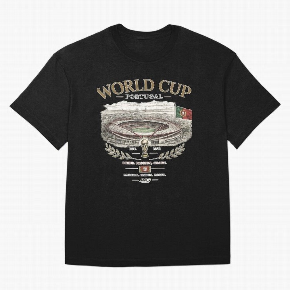 Portugal World Cup Estadio Da Luz Oversized T-Shirt Bring Legendary Rivalry Energy to Match Day Hype around FIFA World Cup 2026 USA Canada Mexico, Messi and Cristiano Ronaldo, Netherlands, Tournament Hype, Historic Matchups, Family Viewing Parties
