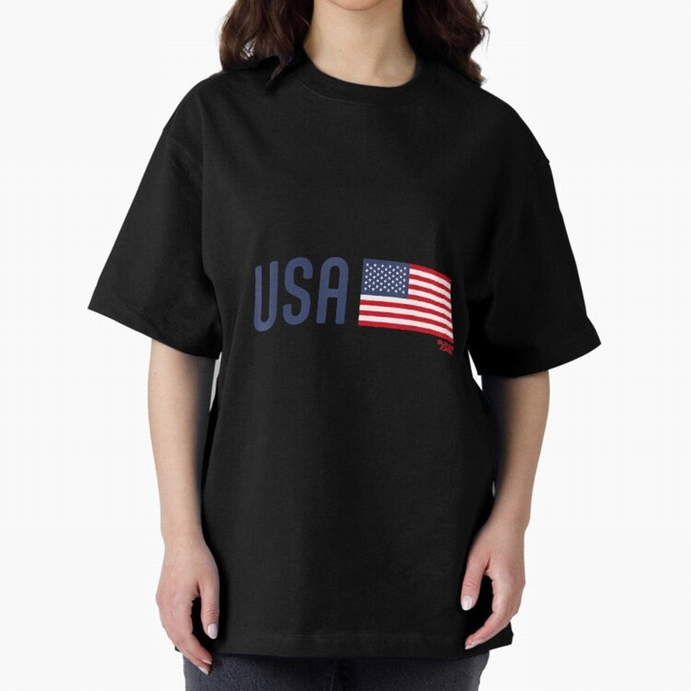 2026 USA Soccer Fan World Cup Oversized T-Shirt Keep the Match Day Mood of Global Football Passion for FIFA World Cup 2026 Group Stage, Centered on Haaland, Spain, Classic Soccer Heritage, Championship Pressure, Fan Loyalty and International Pride;