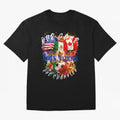 2026 World Cup Oversized T-Shirt Create Match Day Hype around FIFA World Cup 2026 Group Stage, Neymar, Brazil, Portugal and Argentina, Retro Football Energy, Iconic Rivalries, Trophy Chase Drama and Stadium Atmosphere; Ideal for Fans Who Follow