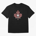 Interwoven Maple Leaf Canada Soccer 2026 T-Shirt_83135197 Oversized T-Shirt Honor the Beautiful Game during FIFA World Cup 2026 USA Canada Mexico Spirit, Driven by France and Portugal, CR7, Vintage Soccer Flavor, Modern Football Stars, National
