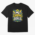 Carnival of Goals Brazil World Cup 2026 tshirt Oversized T-Shirt Bring a Vintage Feel to Match Day Hype around FIFA World Cup 2026 Group Stage, Mbappe, France, Championship Spirit, Famous Goals, Roaring Crowds and International Football Unity;