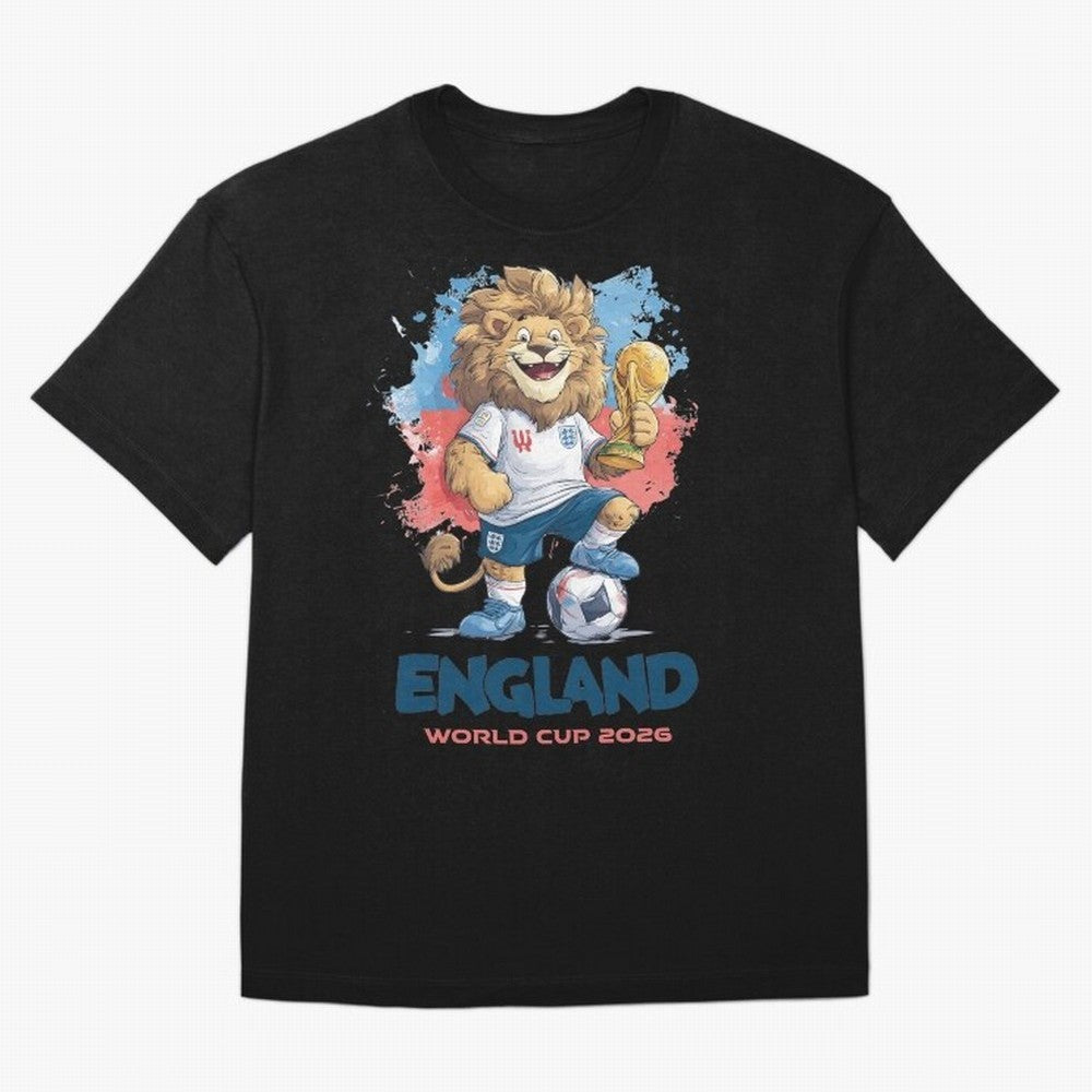 England - World Cup 2026 Oversized T-Shirt Celebrate Fan Culture around FIFA World Cup 2026 USA Canada Mexico Spirit, Celebrating Argentina, Messi, Championship Spirit, Famous Goals, Roaring Crowds and International Football Unity; Great for Watch