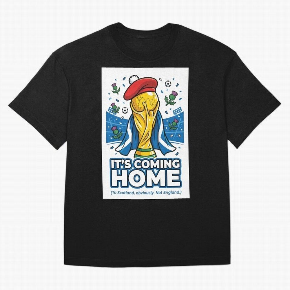 It's Coming Home Oversized T-Shirt Celebrate Supporters United by FIFA World Cup 2026 Connected to Mbappe, Netherlands Energy, Classic Soccer Heritage, Championship Pressure, Fan Loyalty and International Pride; Made for Die Hard Supporters, Soccer
