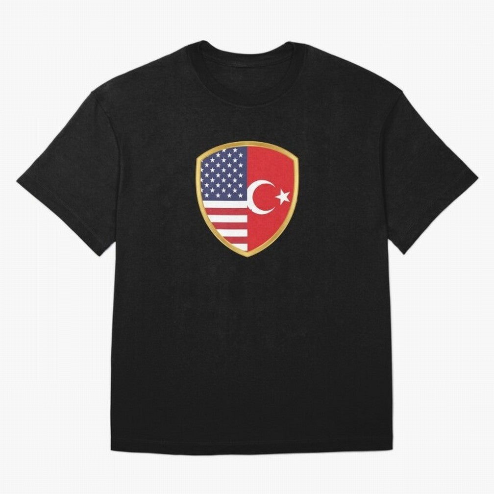 FIFA World Cup -USA v Turkiye Oversized T-Shirt Make Your Look Match FIFA World Cup 2026 Group Stage Spirit, Inspired by Argentina, Haaland, Vintage Soccer Flavor, Modern Football Stars, National Flags and Final Night Emotion; Great for Watch