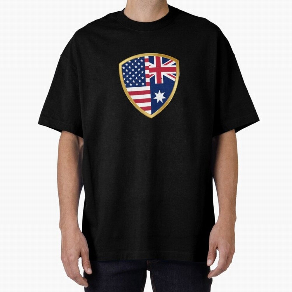 FIFA World Cup - USA v Australia Oversized T-Shirt Feel Match Day Hype around FIFA World Cup 2026, Haaland, Argentina, Football Festival Excitement, Trophy Ambitions, Country Rivalries and Star Player Buzz; Perfect for Supporters Who Want Bold