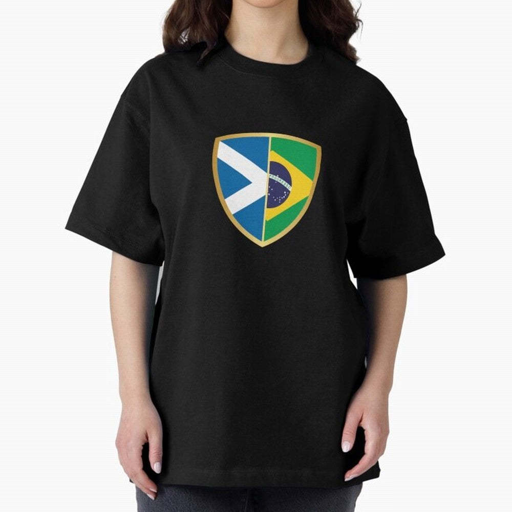 FIFA World Cup -Scotland v Brazil Oversized T-Shirt Bring Trophy Dreams to the FIFA World Cup 2026 Journey through Messi Highlights, England, France and Netherlands Pride, Vintage Soccer Flavor, Modern Football Stars, National Flags and Final Night