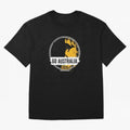 Golden Green Kangaroo Emblem Go Australia 2026 Supporter Design T-Shirt_83662099 Oversized T-Shirt Build FIFA World Cup 2026 USA Canada Mexico for Fans of Messi, CR7 and Mbappe and Argentina and Brazil, Bringing Tournament Hype, Historic Matchups,