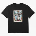 Argentina World Cup 2026 Filete Porte?o Vintage Football Poster - Buenos Aires Folk Art Fan Design Oversized T-Shirt Celebrate the Road through FIFA World Cup 2026 USA Canada Mexico Made for Neymar, Argentina Energy, Goal Celebration Energy,