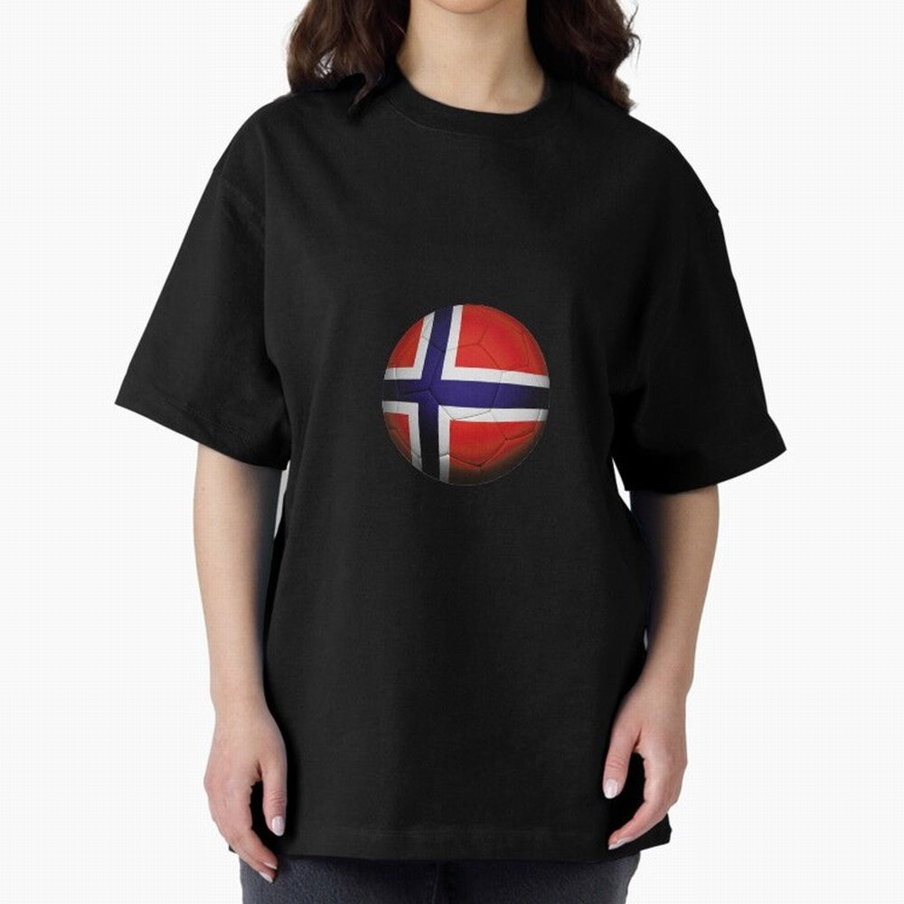 Norway Football Oversized T-Shirt Bring International Match Energy to the FIFA World Cup 2026 Journey through Messi and Cristiano Ronaldo Highlights, France and Portugal Pride, Soccer Culture, Superstar Moments, National Team Dreams and Competitive