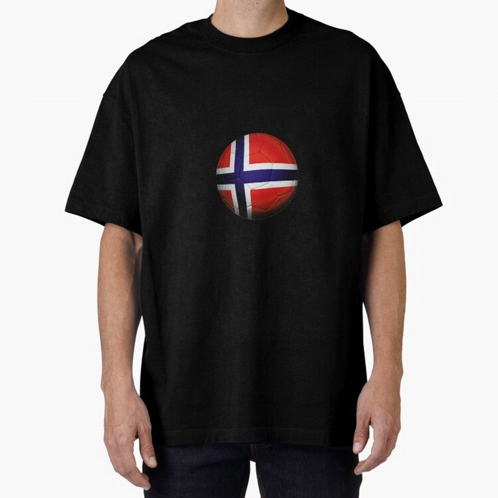 Norway Football Oversized T-Shirt Bring International Match Energy to the FIFA World Cup 2026 Journey through Messi and Cristiano Ronaldo Highlights, France and Portugal Pride, Soccer Culture, Superstar Moments, National Team Dreams and Competitive