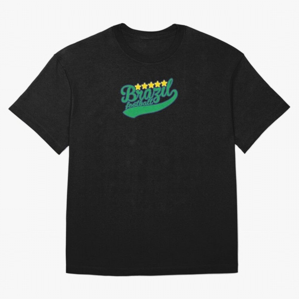 Brazil Soccer Football World Cup Vintage Oversized T-Shirt Show Match Day Excitement for Global Football Passion for FIFA World Cup 2026, Made for CR7, Argentina, France and Brazil, Match Day Excitement, Supporter Culture, Golden Goals and Global
