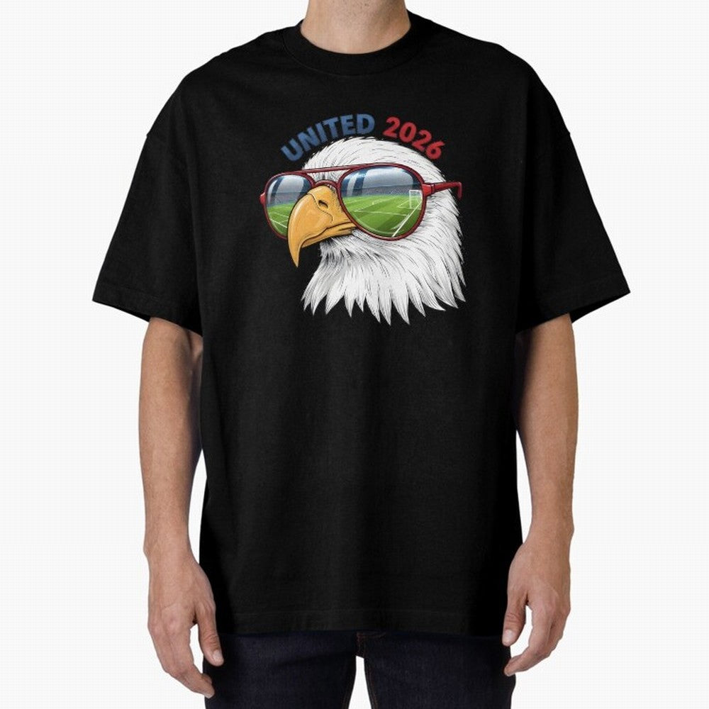 USA - World Cup 2026 Oversized T-Shirt Celebrate Every Goal in Global Football Passion for FIFA World Cup 2026, Filled with Messi, Neymar and Mbappe, France, Game Day Rituals, Football Legends, Country Pride and the Road to the Final; Created for