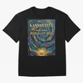 Kansas City Home of the World Cup 2026 Soccer Fan ¡ª Moody Jewel Art Print Oversized T-Shirt Celebrate Supporters United by the FIFA World Cup 2026 Group Stage Journey through Haaland and Mbappe Highlights, Spain Pride, Soccer Culture, Superstar