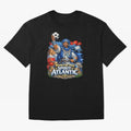 Moroccan World Cup 2026 Spirit of Atlantic Oversized T-Shirt Support the FIFA World Cup 2026 Group Stage Journey through CR7 Highlights, England and Germany Pride, Retro Football Energy, Iconic Rivalries, Trophy Chase Drama and Stadium Atmosphere;