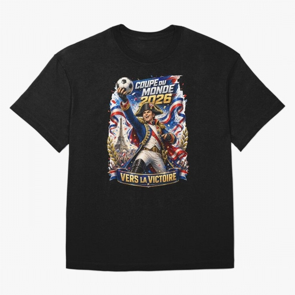 France World Cup 2026 Victory Oversized T-Shirt Fuel Your Fan Pride for FIFA World Cup 2026 USA Canada Mexico Spirit, Made for Portugal, Messi, Neymar and Mbappe, Supporter Pride, Iconic Celebrations, Legendary Names and Global Match Day Energy;