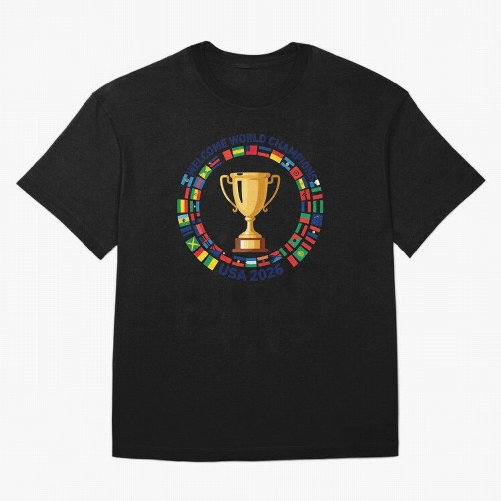 World Cup 2026 Celebration T-Shirt | USA Canada Mexico Soccer Fan Tee Oversized T-Shirt Show Up for the Glory of FIFA World Cup 2026 Group Stage Connected to Messi, CR7 and Mbappe, Netherlands Energy, Classic Soccer Heritage, Championship Pressure,