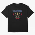 Colombia ¡ª Vintage Soccer Tee Oversized T-Shirt Follow Every Goal of Match Day Hype around FIFA World Cup 2026 USA Canada Mexico, Mbappe, Portugal, Match Day Excitement, Supporter Culture, Golden Goals and Global Football Passion; Perfect for