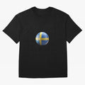 Sweden Football Oversized T-Shirt Show Fan Pride Across FIFA World Cup 2026 for Fans of Cristiano Ronaldo, Haaland and CR7 and France, Bringing Champion Mindset, Group Stage Buzz, Knockout Tension and Passionate Fan Culture; Perfect for Supporters