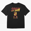 Spain Football World Cup 2026 - La Roja Stars Loading Oversized T-Shirt Celebrate the Stars of the FIFA World Cup 2026 Group Stage Journey through Mbappe and Neymar Highlights, Argentina and Brazil Pride, Tournament Hype, Historic Matchups, Family