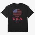 USA World Cup 2026 Soccer Fan Shirt | American Flag Football Retro Patriotic Design Oversized T-Shirt Represent Fans Who Live for the FIFA World Cup 2026 Journey through Cristiano Ronaldo, Haaland and CR7 Highlights, England, France and Netherlands