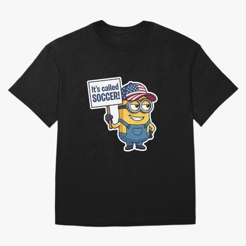 It's Called Soccer! - Funny US Football Meme (Soccer v Football) v1 Oversized T-Shirt Celebrate Rivalries and Pride in Match Day Hype around FIFA World Cup 2026, Cristiano Ronaldo, France and Portugal, Game Day Rituals, Football Legends, Country