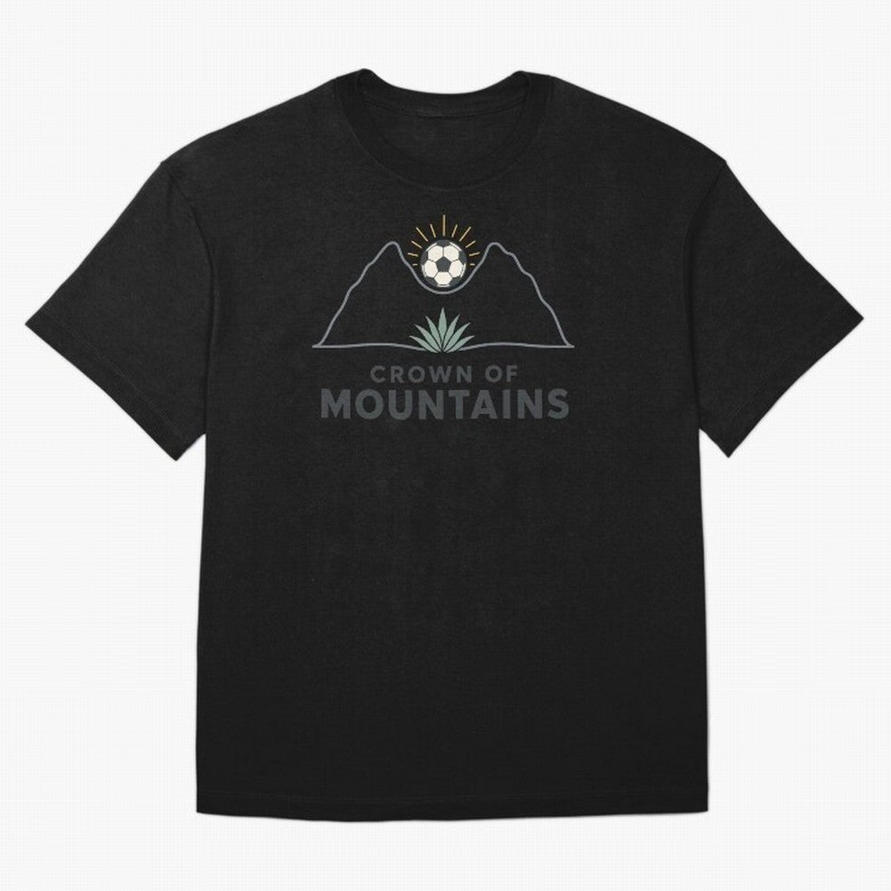 Crown of Mountains Oversized T-Shirt Relive Legendary Nights from Global Football Passion for FIFA World Cup 2026 USA Canada Mexico, Made for Messi and Cristiano Ronaldo, Argentina, Champion Mindset, Group Stage Buzz, Knockout Tension and