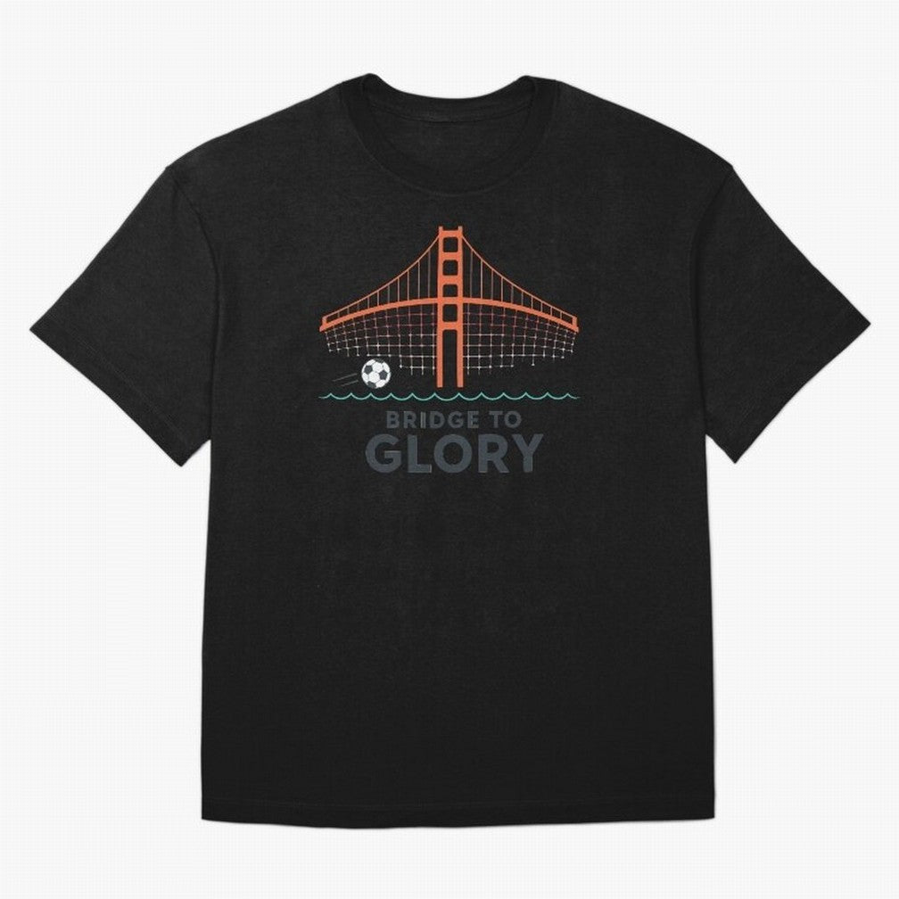 Bridge to Glory Oversized T-Shirt Turn Football Passion into FIFA World Cup 2026 Group Stage for Fans of Messi, Neymar and Mbappe and Germany, Bringing Supporter Pride, Iconic Celebrations, Legendary Names and Global Match Day Energy; Ideal for