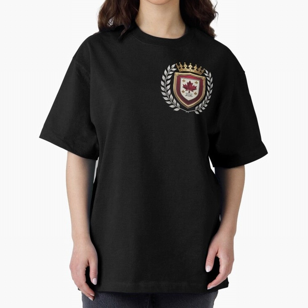 Canada World Cup 2026 Oversized T-Shirt Showcase FIFA World Cup 2026 Group Stage for Fans of CR7 and Messi and Argentina, Bringing Stadium Memories, Football Loyalty, International Chants and Championship Tradition; Made for Collectors Who Enjoy