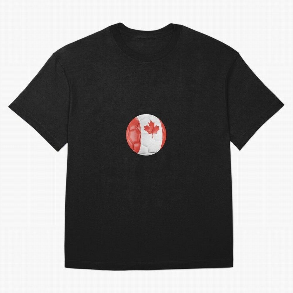 Canada Oversized T-Shirt Live the Energy of Match Day Hype around FIFA World Cup 2026, Mbappe, France, Global Supporter Spirit, Legendary Goals, National Colors and Tournament Celebration; Great for Watch Parties, Sports Bars, Family Nights, Fan