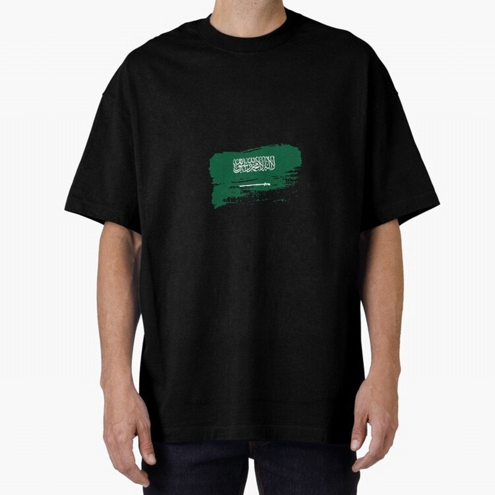 Saudi Arabia Oversized T-Shirt Bring Home the FIFA World Cup 2026 Group Stage Journey through CR7 and Messi Highlights, Argentina, France and Brazil Pride, Worldwide Fan Energy, Dramatic Goals, Stadium Lights and Championship Celebrations; Created
