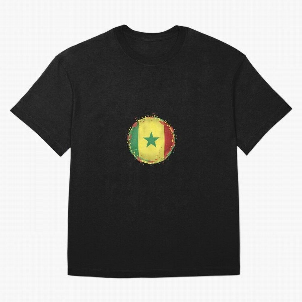 Senegal Oversized T-Shirt Show Your Stadium Side during Match Day Hype around FIFA World Cup 2026 USA Canada Mexico, Messi and Cristiano Ronaldo, Brazil, Football Festival Excitement, Trophy Ambitions, Country Rivalries and Star Player Buzz; Built