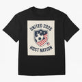 United 2026 USA World Cup Host Nation Soccer Crest T-Shirt Oversized T-Shirt Celebrate National Team Dreams in FIFA World Cup 2026 Made for Messi and Cristiano Ronaldo, Brazil, Portugal and Argentina Energy, Fan Favorite Moments, National Team