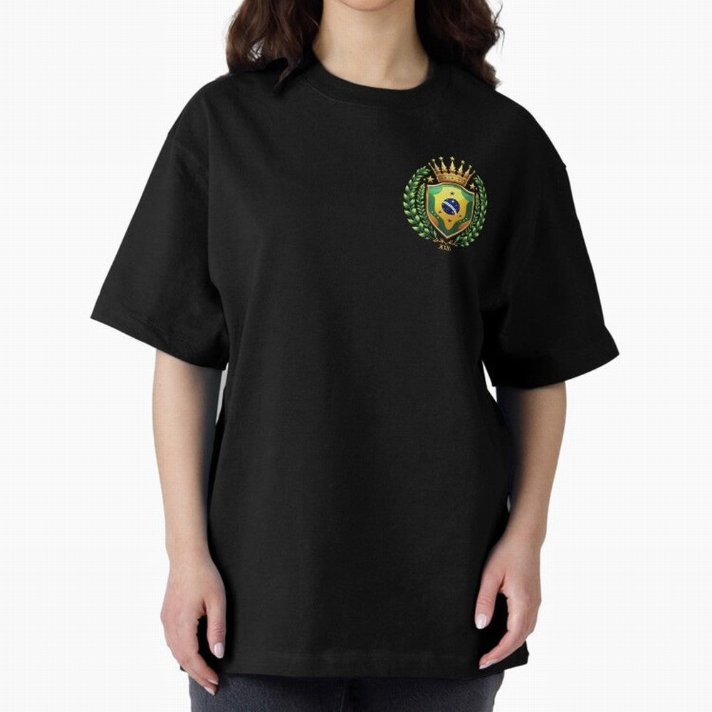 Brazil World Cup 2026 Oversized T-Shirt Join Match Day Hype around FIFA World Cup 2026, Haaland and Mbappe, England, Championship Spirit, Famous Goals, Roaring Crowds and International Football Unity; Built for Supporters Chasing Trophy Dreams,