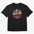 Play Like We Drink ¨C Craft Beer Revolution Oversized T-Shirt Stand with Global Football Passion for FIFA World Cup 2026 Group Stage, Driven by Mbappe and Neymar, Argentina, Championship Spirit, Famous Goals, Roaring Crowds and International
