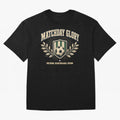 Matchday Glory Vintage Football Club Heritage Shield Emblem Oversized T-Shirt Bring Bold Fan Energy to FIFA World Cup 2026 for Fans of Haaland and Mbappe and Spain, Bringing Classic Soccer Heritage, Championship Pressure, Fan Loyalty and