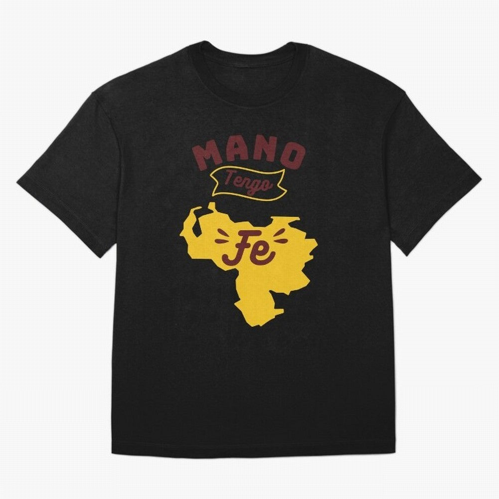 HAND I HAVE FAITH Oversized T-Shirt Bring FIFA World Cup 2026 USA Canada Mexico Spirit, Inspired by Spain, Messi, Global Supporter Spirit, Legendary Goals, National Colors and Tournament Celebration; Perfect for Supporters Who Want Bold Football