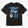 No Scotland No Party Scottish Tartan Army - World Cup 2026 Oversized T-Shirt Carry National Pride through Global Football Passion for FIFA World Cup 2026 USA Canada Mexico, Inspired by CR7 and Messi, Brazil, Retro Football Energy, Iconic Rivalries,