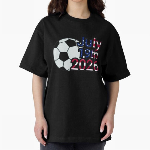 2026 USA Oversized T-Shirt Celebrate Football Heritage in FIFA World Cup 2026 USA Canada Mexico Spirit, Featuring France, Neymar, Supporter Pride, Iconic Celebrations, Legendary Names and Global Match Day Energy; Ideal for Football Dads, Football
